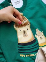 859 - ست بلوز شلوار دورس - Image 5