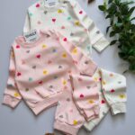 828 - بلوز شلوار قلبی